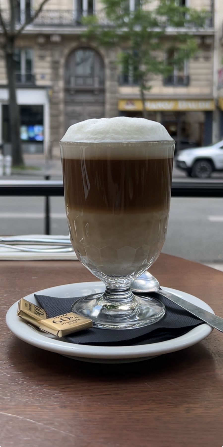 Cappuccino servi au Prince Wagram