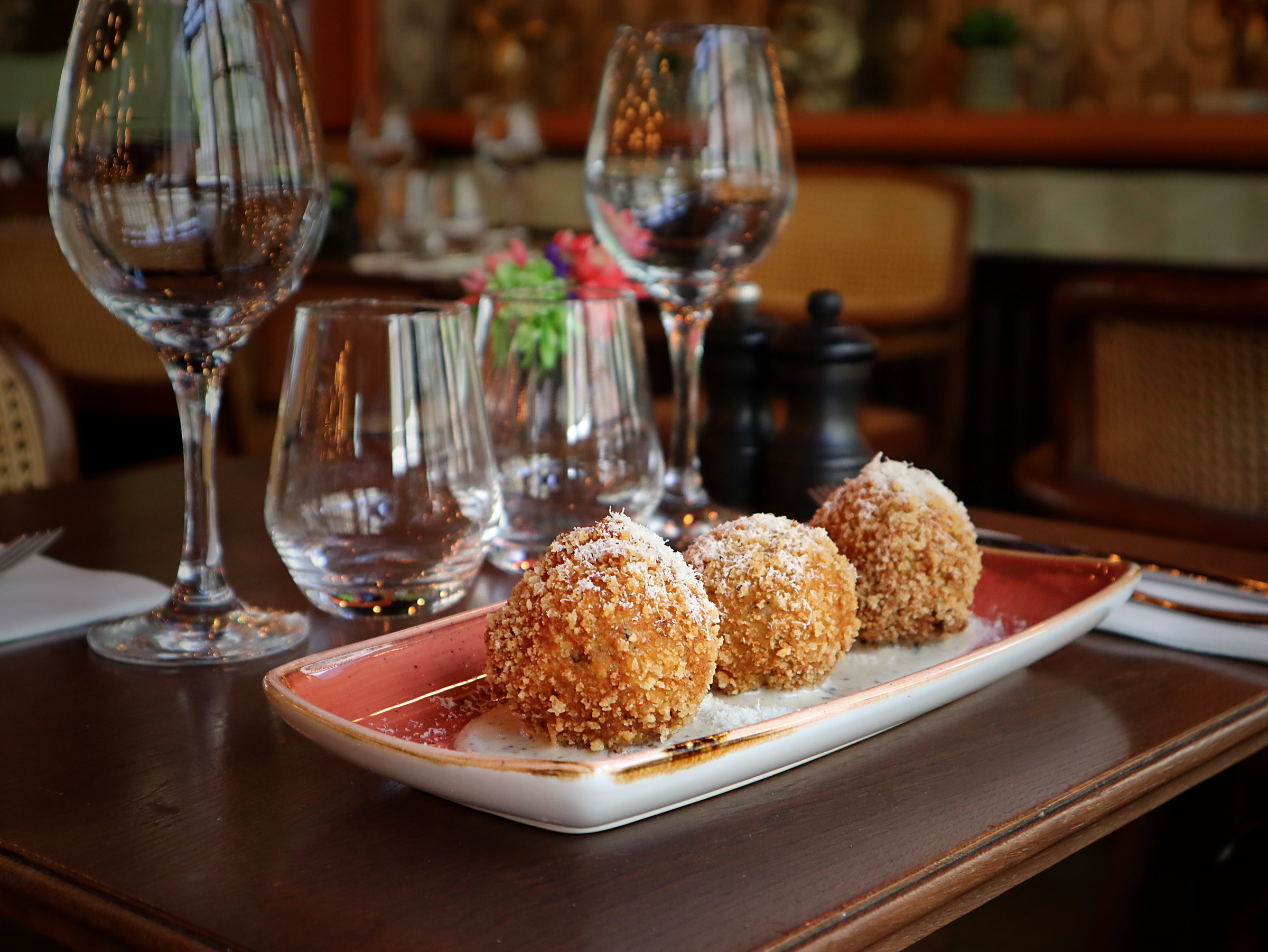 Trio di arancini du Prince Wagram
